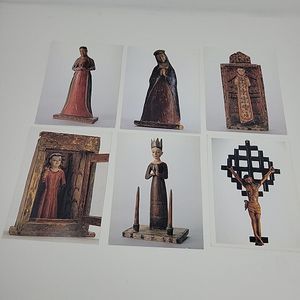 Vintage Postcard Lot 6 Religious Art of New Mexico Ephemera